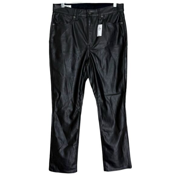 GAP Black leather pants - Picture 3 of 12